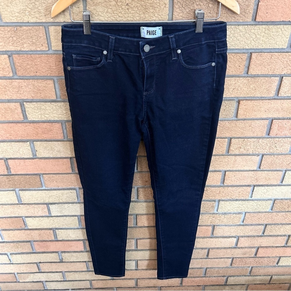 PAIGE Verdugo Ultra Skinny Dark Blue Stretch Denim Women’s Size 29